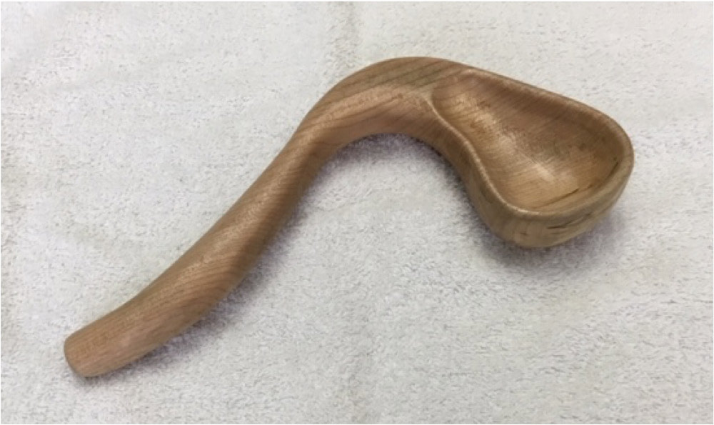 Carver: Larry Shable
Title: Funky Spoon
Wood: Found Wood
Dimension: 7”
Finish: Tung Oil & Lemon Oil